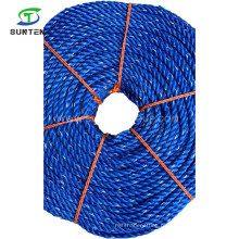 3/4/8 Strand Blue PE/Polyethylene/PP/Polypropylene/Plastic/Fishing/Marine/Mooring/Twist/Twisted Danline Rope for Philippines